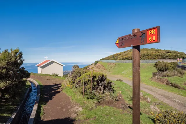 Levada do Paul II, łatwiejszy odcinek w rejonie Rabaçal