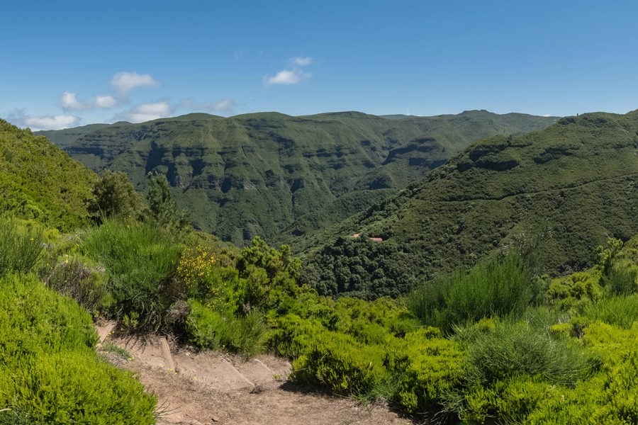 Levada Velha do Rabaçal, szlak levady w zachodniej Maderze