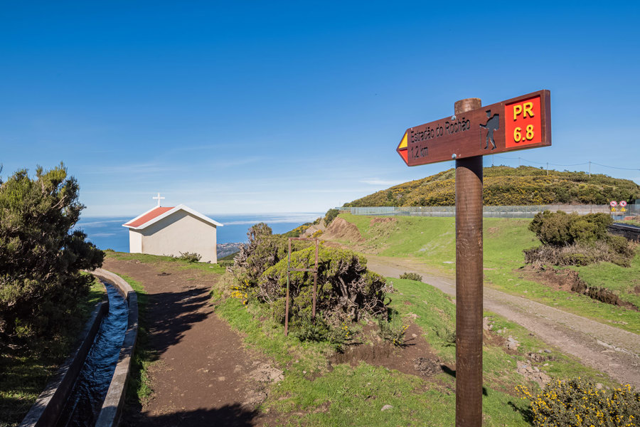 Levada do Paul II, łatwiejszy odcinek w rejonie Rabaçal