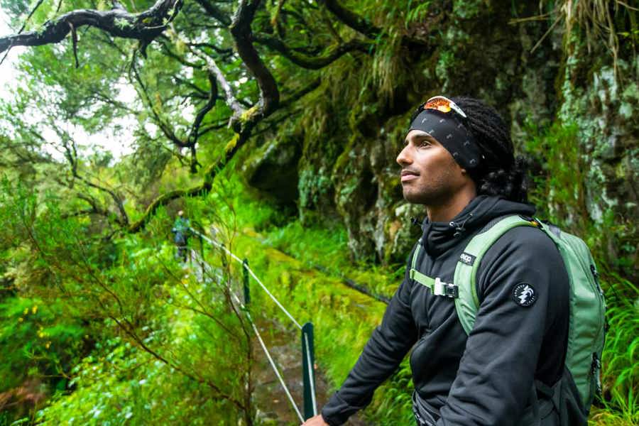 Levada das 25 Fontes, wodospady i laguna w Rabaçal